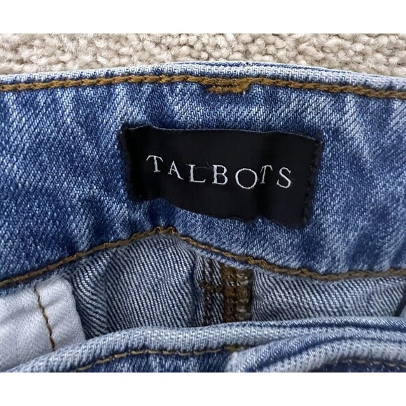 Talbots Women’s Petite Easy Straight Ankle Jeans Blue 22WP High Waist - Picture 7 of 12